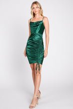 Load image into Gallery viewer, LA Merchandise LN3058 Fitted Adjustable Satin Hoco Cocktail Dress - - LA Merchandise