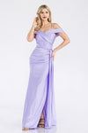 Load image into Gallery viewer, Wholesale Formal Dress Off The Shoulder Ruched Prom Gown By LAF5320