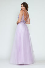 Load image into Gallery viewer, Wholesale Evening Dress V-Neck Beaded Sequin Formal Gown By LAF8183