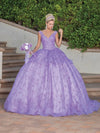 Load image into Gallery viewer, Wholesale Sweet 16 Dress V-Neck Sequin Beaded Ball Gown By LAQ1702