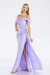 Load image into Gallery viewer, Wholesale Formal Dress Off The Shoulder Ruched Prom Gown By LAF5320