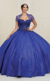 Load image into Gallery viewer, La Merchandise LA141 Strapless Lace Bodice Quinceanera Ball Gown