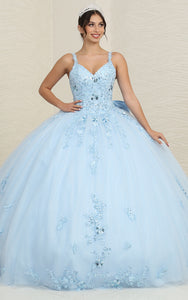 Wholesale Quinceanera Dress Ball Gown Glitter Train Sweet 16 by LA174