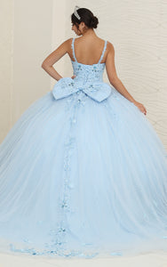 Wholesale Quinceanera Dress Ball Gown Glitter Train Sweet 16 by LA174