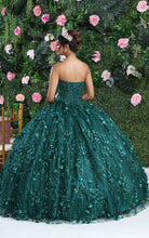 Load image into Gallery viewer, La Merchandise LA217 Strapless 3D Floral Embellished Prom Ball Gown