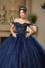 Load image into Gallery viewer, Wholesale Sweet 16 Dress Sequin 3D Floral Ball Dance Gown By LA278
