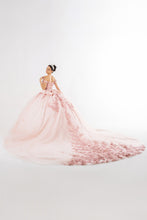 Load image into Gallery viewer, Wholesale Sweet 16 Dress Sequin 3D Floral Ball Dance Gown By LA278