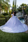 Load image into Gallery viewer, Wholesale Quinceañera Ball Gown with Beaded Sheer Corset &amp; Sweetheart Neckline by LA290