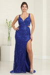 Load image into Gallery viewer, LA Merchandise LA8122 Wholesale Sexy Open Back Sleeveless Prom Dress - ROYAL BLUE - Dress LA Merchandise