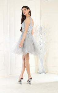 La Merchandise LA1984 Layered Homecoming Dress - - LA Merchandise