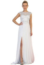 Load image into Gallery viewer, La Merchandise LA1563 Wholesale Formal Dress - White - LA Merchandise