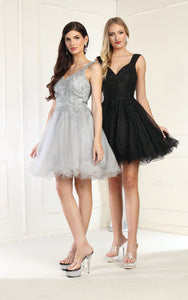 La Merchandise LA1984 Layered Homecoming Dress - - LA Merchandise