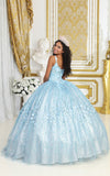 Load image into Gallery viewer, La Merchandise LA208 Spaghetti Straps Floral Ball Quinceanera Gown - - Dress LA Merchnadise