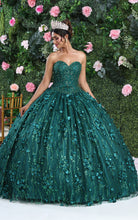 Load image into Gallery viewer, La Merchandise LA217 Strapless 3D Floral Embellished Prom Ball Gown - - Dress LA Merchnadise
