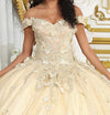 Load image into Gallery viewer, La Merchandise LA232 Butterfly Wholesale Off Shoulder Quince Ball Gown - - LA Merchnadise