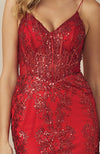 Load image into Gallery viewer, La Merchandise LAT874 Embellished Bodycon Party Corset Short Dress - - LAT
