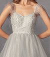 Load image into Gallery viewer, La Merchandise LAT881 Feather Straps Short Cocktail A-line Dress - - LAT