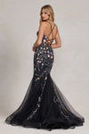 Load image into Gallery viewer, La Merchandise LAXC1117 Floral Embroidery Long Special Occasion Gown - - LA Merchandise