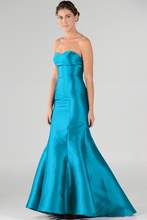 Load image into Gallery viewer, La Merchandise LAY7674 Turquoise Strapless Mermaid Long Prom Dress - Turquoise - LA Merchandise
