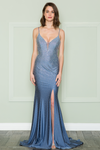 Load image into Gallery viewer, La Merchandise LAY8892 Sexy Open Back Bodycon Prom Dress with Slit - - LA Merchandise