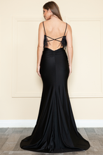 Load image into Gallery viewer, La Merchandise LAY9070 Open Back Prom Mermaid Gown Removable feathers - - LA Merchandise