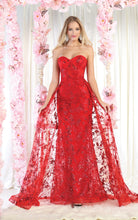 Load image into Gallery viewer, Red Carpet Stunning Lace Gown - LA1837 - RED - LA Merchandise