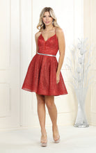 Load image into Gallery viewer, Short Bridesmaids Dress - LA1907 - RED - LA Merchandise