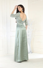 Load image into Gallery viewer, LA Merchandise LA1969 3/4 Sleeve Mother Of The Bride Gown