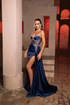 Load image into Gallery viewer, Wholesale Gala Dress Sweetheart Sleeveless Sheath Gown By LA2110