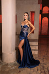Load image into Gallery viewer, Wholesale Gala Dress Sweetheart Sleeveless Sheath Gown By LA2110