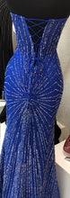 Load image into Gallery viewer, Wholesale Strapless Sequin Corset Evening Gown Formal Prom Dress By LA2195