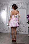 Load image into Gallery viewer, LA Merchandise LA2215 Tier Sweetheart Short Cocktail Dress Floral Print HOCO Party Dress