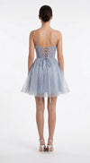 Load image into Gallery viewer, LA2259 Wholesale Beaded Corset Bodice Tulle Homecoming Dress Fit-and-Flare Short Party Dress