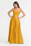 Load image into Gallery viewer, Wholesale Formal Dress Sweetheart Embellished A-Line Gown By LAF5260 - MUSTARD - Dress LAF