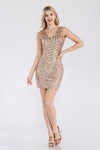 Load image into Gallery viewer, Wholesale Cocktail Dress V-Neck Mermaid Homecoming Fitted By LAF5321
