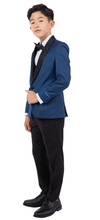 Load image into Gallery viewer, LA Merchandise LAPBT283SA 5 pc Two Toned Boys Perry Ellis Tuxedo Suit