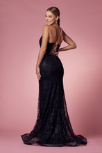 Load image into Gallery viewer, LA Merchandise LAXR282-1 Exposed Lace up Back Mermaid Evening Dress - - Dress LA Merchandise