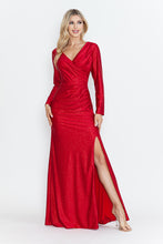 Load image into Gallery viewer, Wholesale Mother Of The Bride Dress V-Neck Long Formal Gown By LAF5323