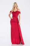 Load image into Gallery viewer, Wholesale Formal Dress Off The Shoulder Ruched Prom Gown By LAF5320