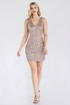 Load image into Gallery viewer, Wholesale Cocktail Dress V-Neck Mermaid Homecoming Fitted By LAF5321