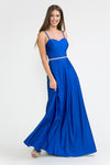 Load image into Gallery viewer, Wholesale Formal Dress Sweetheart Embellished A-Line Gown By LAF5260 - ROYAL BLUE - Dress LAF