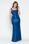 Load image into Gallery viewer, Wholesale Evening Dress Cowl Neck Mermaid Fitted Prom Gown By LAF5314