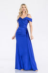 Load image into Gallery viewer, Wholesale Formal Dress Off The Shoulder Ruched Prom Gown By LAF5320