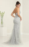 Load image into Gallery viewer, LA Merchandise LA8013 Strapless Embellished Corset Formal Prom Gown