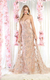 Load image into Gallery viewer, Red Carpet Stunning Lace Gown - LA1837 - ROSEGOLD - LA Merchandise
