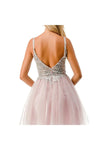 Load image into Gallery viewer, LAHS2757J Wholesale Sleeveless Lace Applique Short Homecoming Dress with Open Back &amp; Tulle Skirt