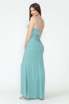 Load image into Gallery viewer, Wholesale Red Carpet Dress Ruched High Slit Mermaid Gown By LAF5308 - - Dress LAF