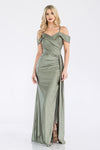 Load image into Gallery viewer, Wholesale Formal Dress Off The Shoulder Ruched Prom Gown By LAF5320