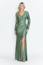 Load image into Gallery viewer, Wholesale Mother Of The Bride Dress V-Neck Long Formal Gown By LAF5323