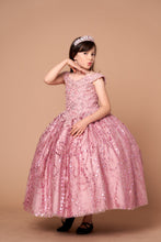 Load image into Gallery viewer, LA Merchandise LAZSCK303 Glitter Detachable Cape Mini Quince Dress - DUSTY ROSE - LA Merchnadise